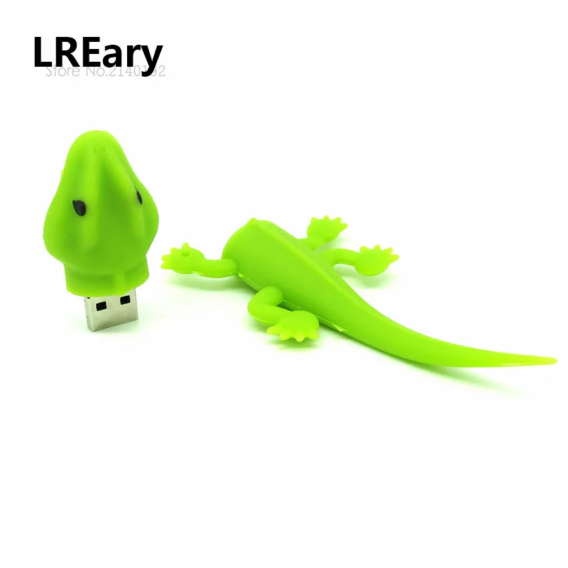 Lizard/хамелеон флэш накопитель usb карта памяти pendrive подарок 4 ГБ 8 16 32 мультяшный Gecko