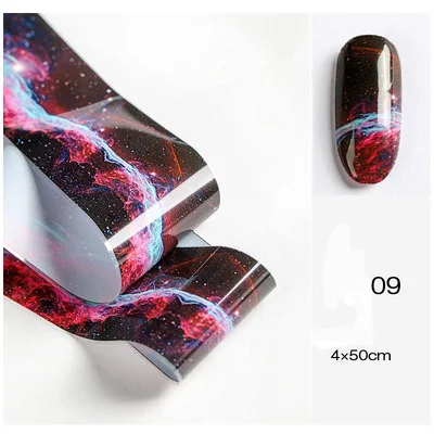 09 Стикеры 3D на ногти Nail Art DIY Небесный цвет маленькая свежая форма переводная Звездная наклейка для украшения ногтей аксессуары Z0125 - Цвет: 09