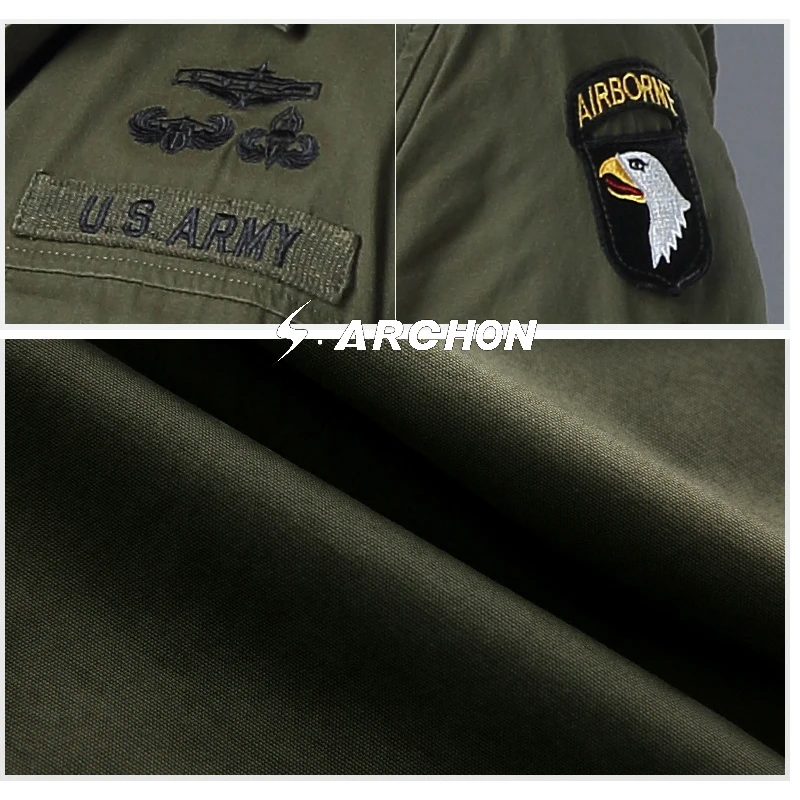 

S.ARCHON Military Tactical Shirt Camouflage SWAT Combat Army Shirt Men Cotton Casual Long Sleeve Shirt Male Clothing Spring Coat
