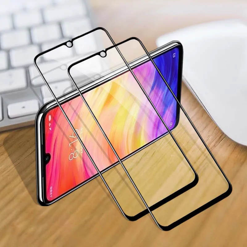 Полное клеевое покрытие из закаленного стекла для Xiaomi mi 9 mi 9 SE 9se Защитное стекло для экрана для Red mi 7 Note 7 note7 защитная пленка