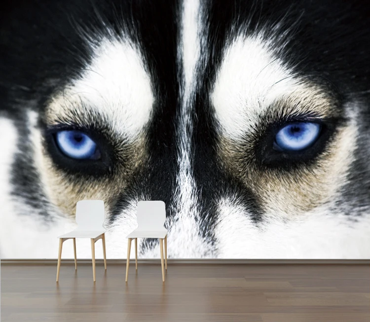 Bacaz 8D росписи голова Волка Wall Art 3d обои животных фотообои с фигурами тигров 3D
