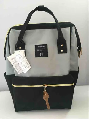 Gray Black Роскошные брендовые японские рюкзаки для девочек-подростков и мальчиков, можно использовать школьный рюкзак для путешествий для женщин, легкий рюкзак mochilas - Цвет: Gray Black