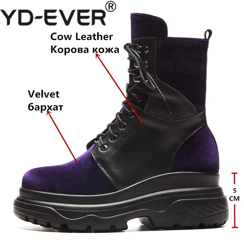 Yd ever модные пикантные женские ботильоны обувь на платформе и высоком каблуке