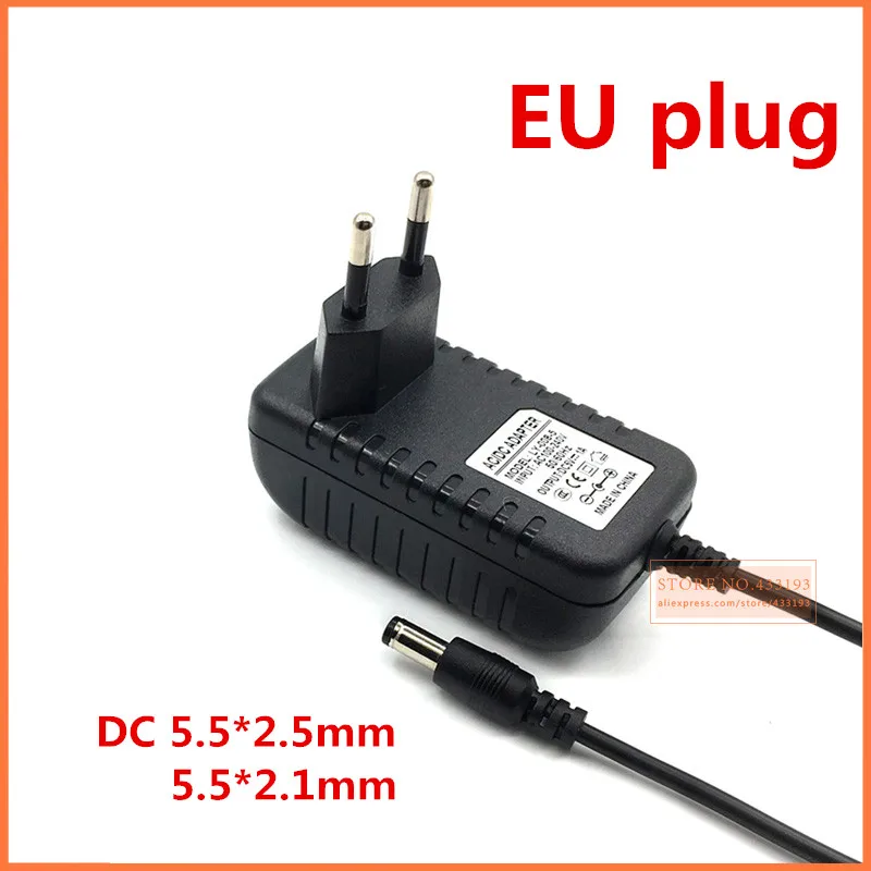 AC 110-240V DC 5V 6V 9V 12V 1A 2A Универсальный адаптер питания зарядное устройство адаптер ЕС США Великобритания штекер светодиодный светильник полосы