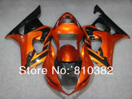 Комплект обтекателей для мотоцикла GSXR1000 03 04 GSXR 1000 K3 2003 2004 оранжево черный