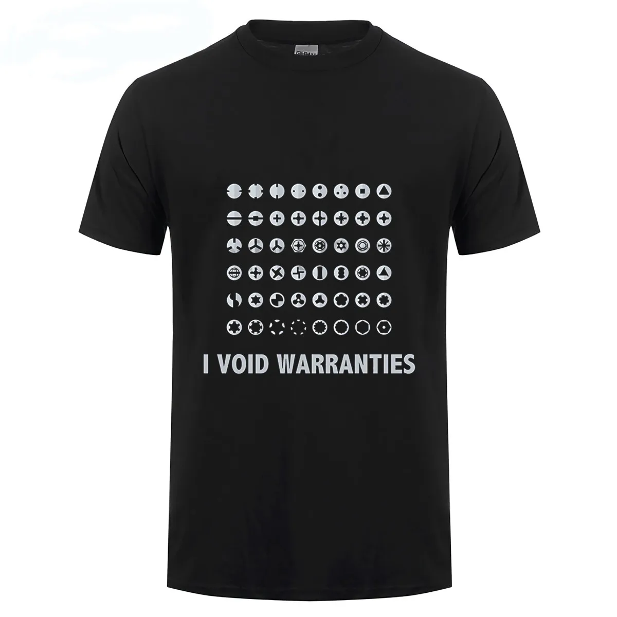 GILDAN I Void Warranties Nerdy Geeky забавная футболка для него|Мужские футболки| |