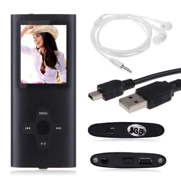 Мини-usb MP4 плеер, ЖК-экран 3 Поддержка и 16 Гб Micro SD TF кардридер Мобильный телефон lcd MP4 Музыка mp3