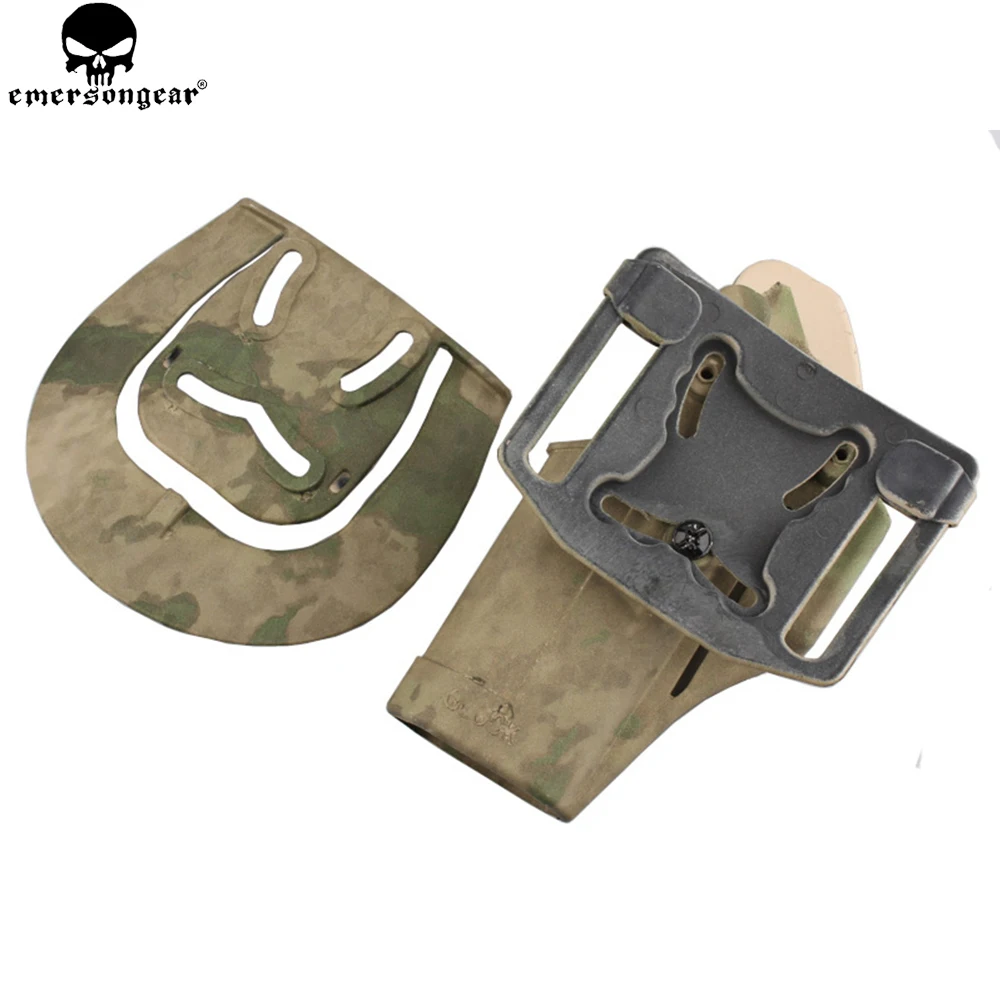 EMERSONGEAR быстро Пистолетная кобура для Glock Militery Camo Airsoft Mag Чехол пластиковая кобура подсумок EM6097