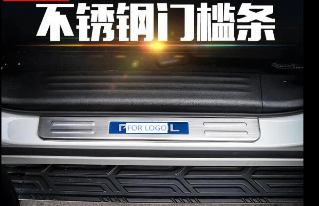 Luhuezu 8 шт. Накладка на порог из нержавеющей стали для Nissan Patrol Y62 Armada 2012 2013 2014 2015 2016 2017
