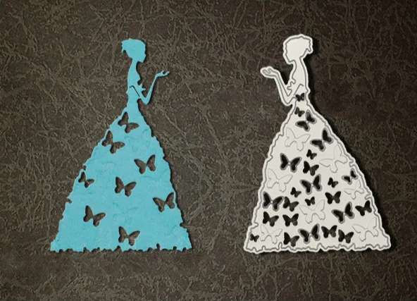 Металлические новые трафареты принцессы для девочек скрапбукинга фотоальбом с