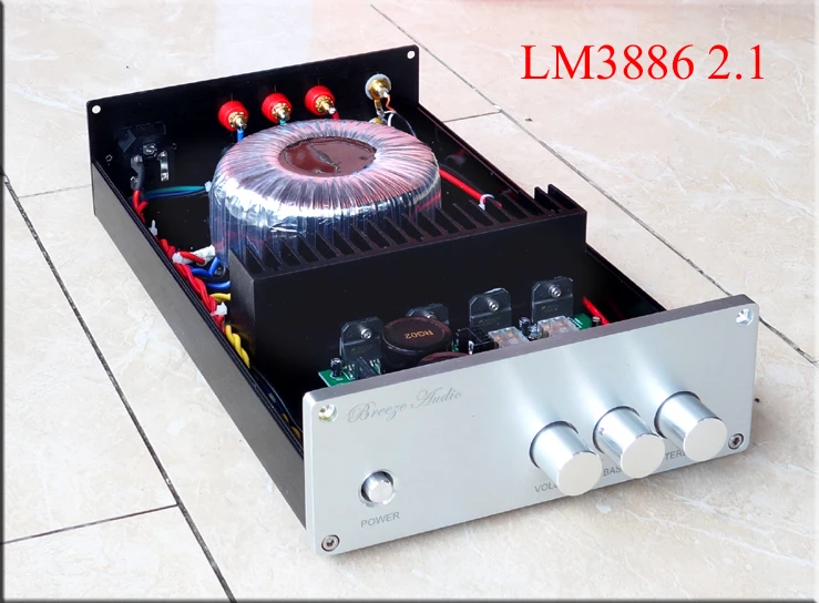 2 1 канальный усилитель сабвуфера LM3886 превосходное качество звука обычного