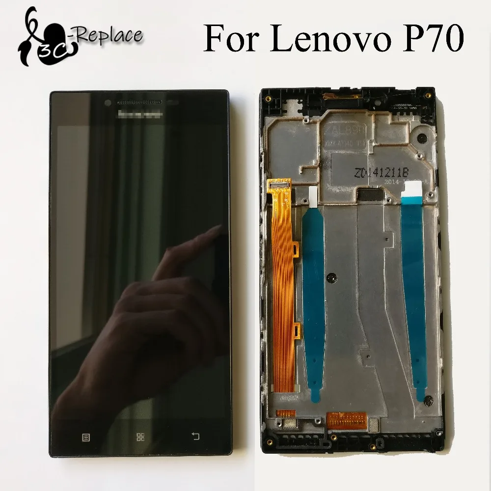 ЖК-дисплей с сенсорным экраном и дигитайзером в сборе для Lenovo P70 P70-T P70t P70-A P70a