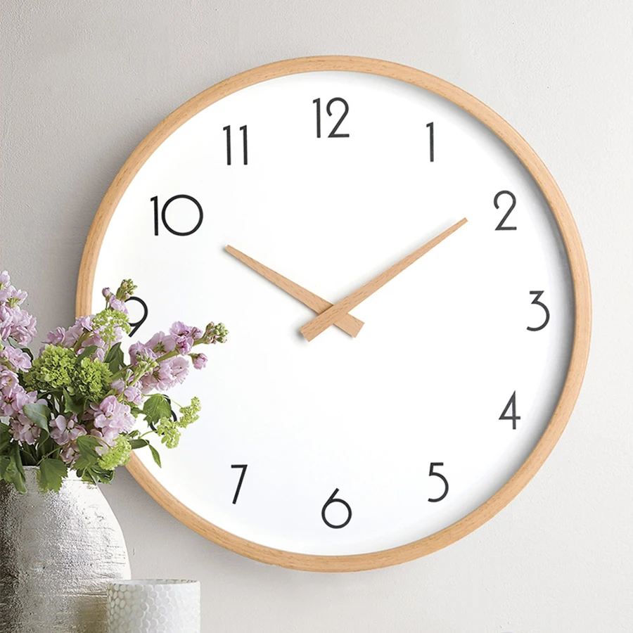 

Silent Large Digital Wall Clock Modern Design Wood Led Kids Kitchen Home Wall Living Room Big Wall Clock Kitchen Oclock LKP416