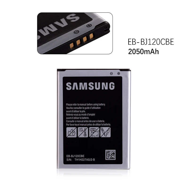 Батарея для SAMSUNG Galaxy J1 2016 EB BJ120CBE 2050mAh батарея J120 SM J120A J120F J120h J120ds Express 3 полная