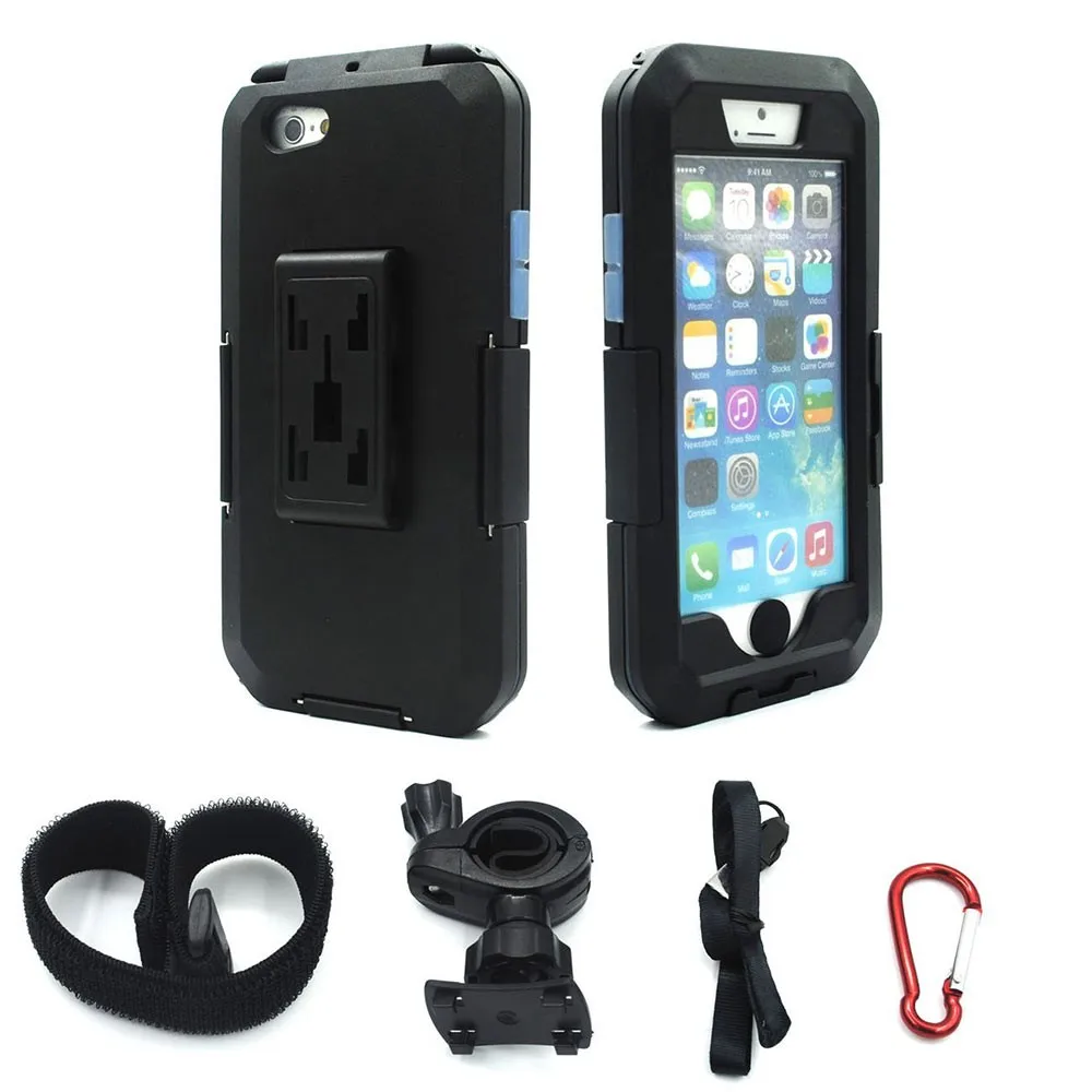 

Waterproof Case Diving Swimming For iPhone 11 pro max Cover Shell With Holder For Bike Bicycle Phone Stand