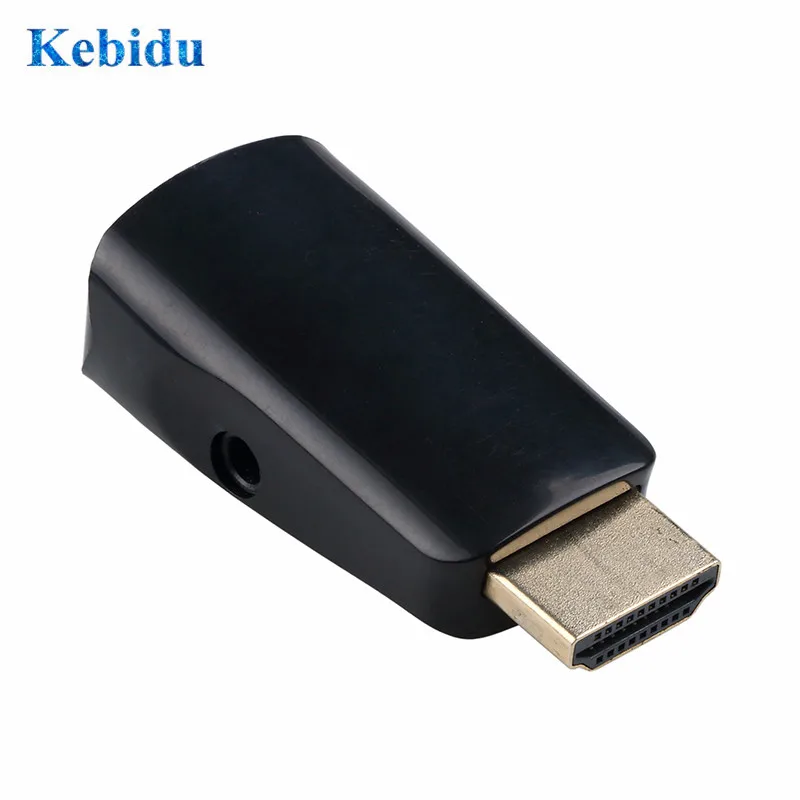 Конвертер Папа мама Kebidu с аудиокабелем для ПК планшета поддержка 1080P HDTV адаптер