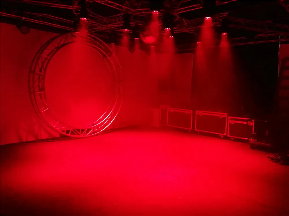 6 шт. Zoom LED 7x12 Вт RGBW 4 в 1 Moving Head Light DMX512 настенная шайба/Zoom профессиональный