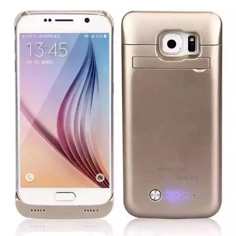 Расширенный чехол с аккумулятором 4200 мАч для Samsung Galaxy S6 S 6 зарядным устройством|case