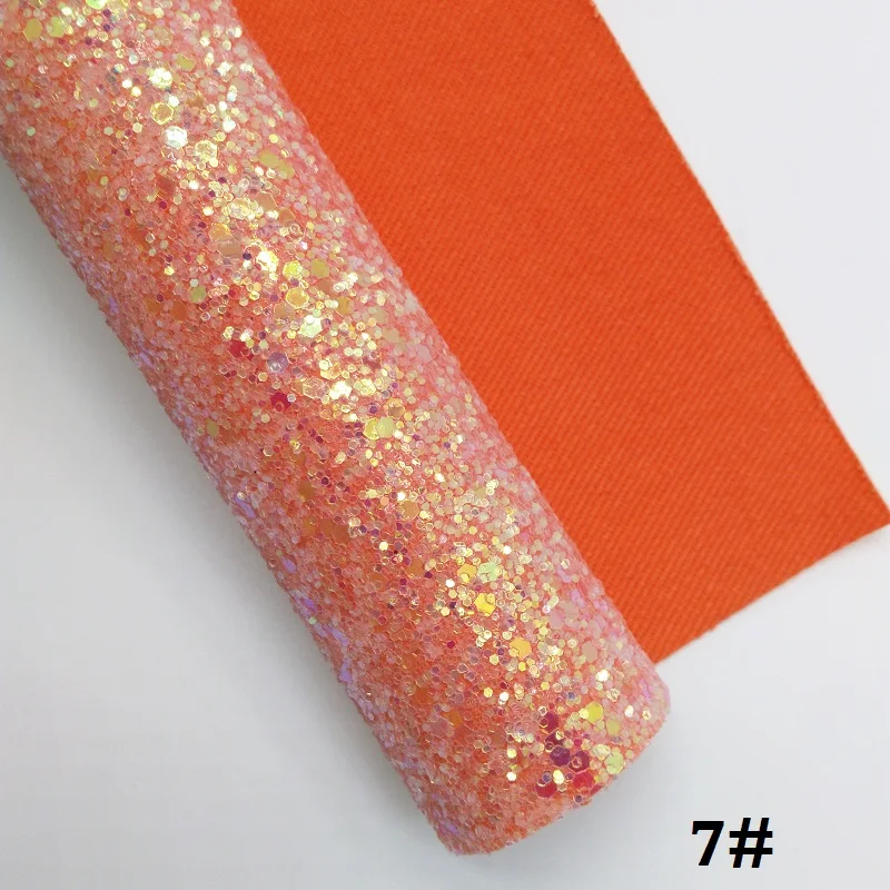Glitterwishcome 21X29 см A4 размер винил для бантов Кристалл Толстый блеск кожа Fabirc искусственная кожа листы для бантов, GM385A - Цвет: 7