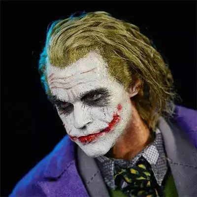 1/6 масштабная фигурка Джокер Хит Леджер Имитация волос голова лепить аксессуары для 1" фигурка куклы. Не включает тело