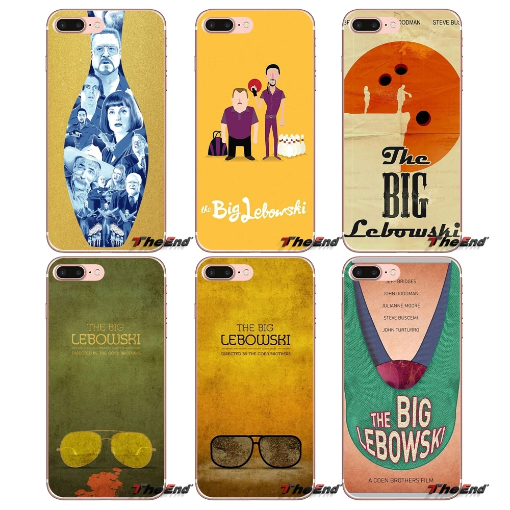 Силиконовый чехол для iPhone X 4 4S 5 5S 5C SE 6 6S 7 8 Plus Samsung Galaxy J1 J3 J5 J7 A3 A5 2016 2017 Big Lebowski 1998 Movie |