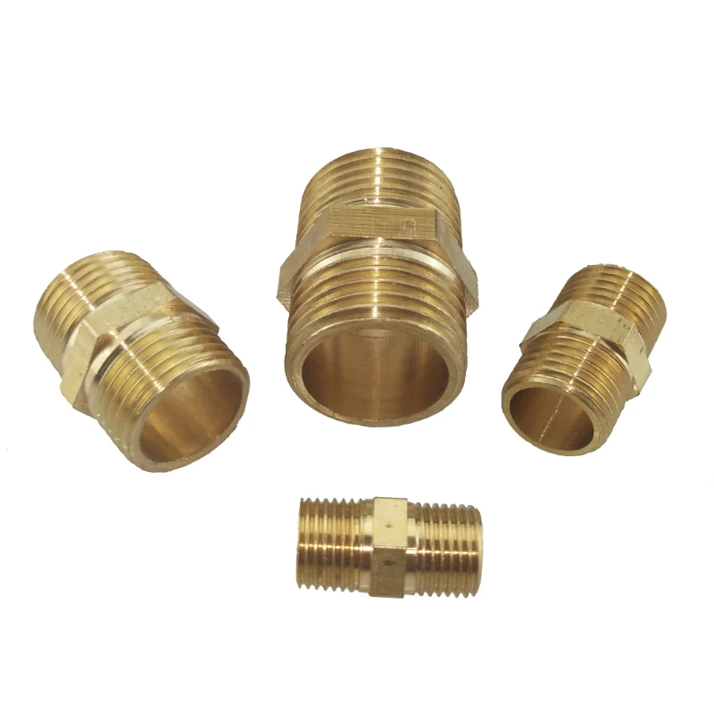 

Brass Pipe Fitting Hex Nipple Equal Or Reducing BSPP Thread All Size