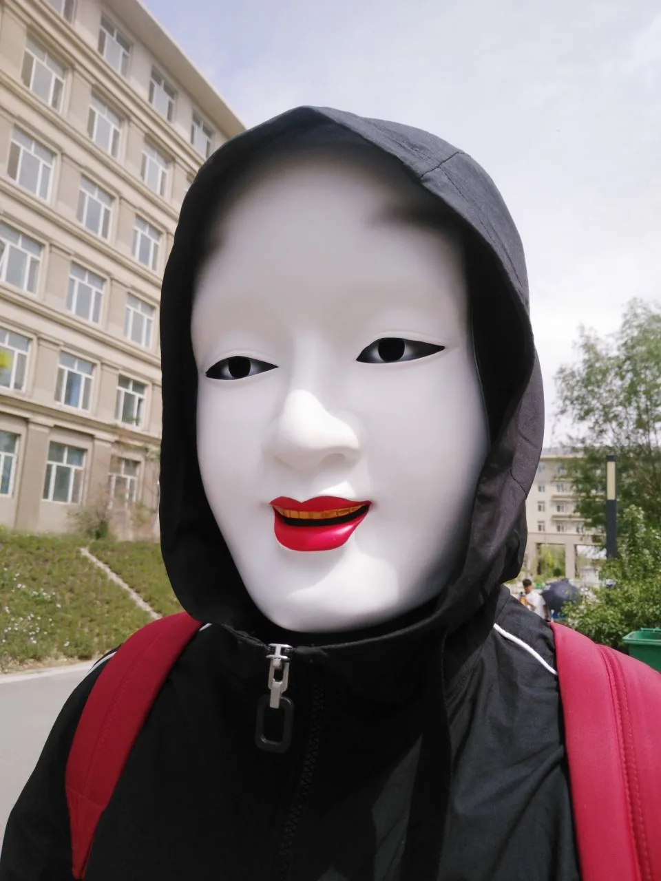 Полное лицо японский Noh Shite танец драма белая маска Koomote Косплей демона маска маскарад Кабуки вечерние карнавальные высокое качество