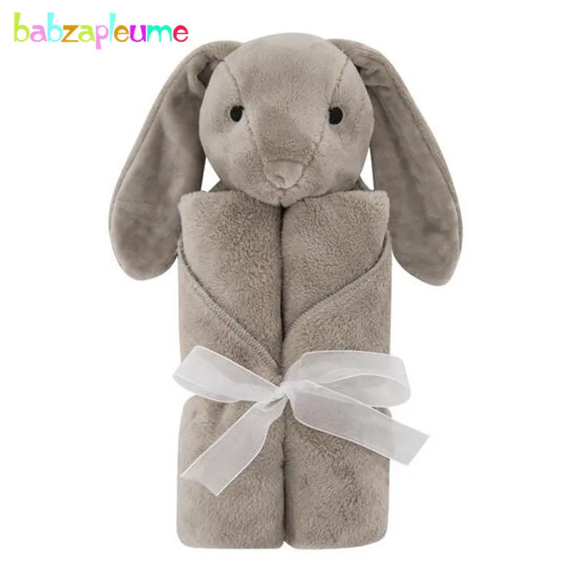 Edred&oacute;n de franela suave para beb&eacute;, ropa de cama de 76x76CM, manta c&aacute;lida para ni&ntilde;os, accesorios de fotograf&iacute;a para reci&eacute;n nacidos, conejo de dibujos animados, BC1005-4