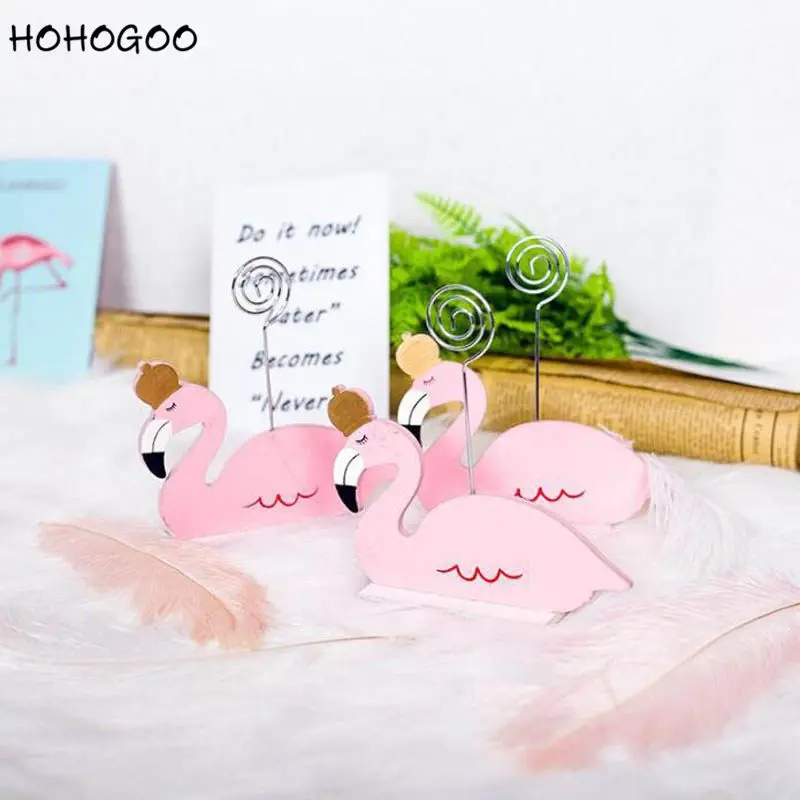 HOHOGOO 1 шт. 13 5 см Фламинго настольные украшения Дерево Розовый Красный День Святого
