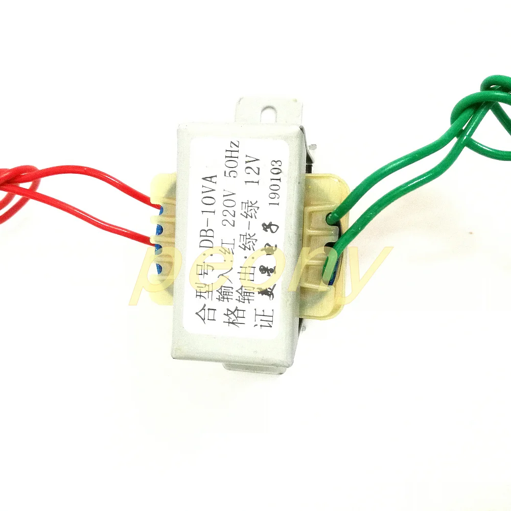 Трансформатор мощности EI48 10 Вт 220 В/380 В до 6 в 9 12 15 18 24 одинарная