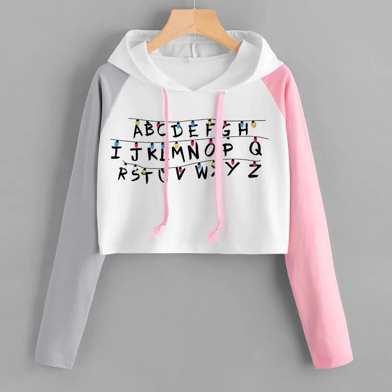Странные Вещи толстовка женская с капюшоном толстовки Kpop кофты Kawaii корейский негабаритных Harajuku Хип Хоп Толстовка мужская