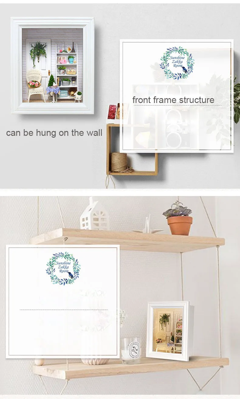 Cutebee DIY миниатюрный дом с мебели светодиодный музыкальный пылезащитный чехол модель строительные блоки игрушки для детей Casa De Boneca