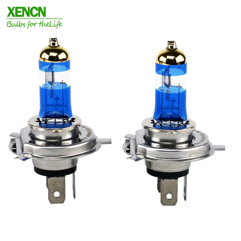 XENCN H4 P43t 12V 100/90W золото бриллиант светильник супер яркий белый галогеновые лампы для фар фара автомобиля Тюнинг автомобильный светильник источник света парковка