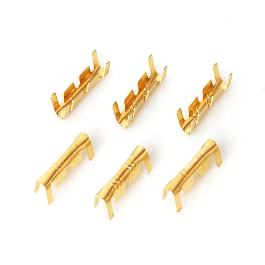 100 шт./компл. Лидер продаж золотистыми латунными зубцами и гнездовое Соединение