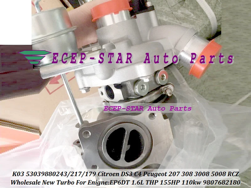 K03 179 217 243 53039700243 53039700217 53039700179 V76008838001 V762045580 01 EP6CDT 1.6L 155HP + E привод Turbo|actuator turbo|turbo turbo