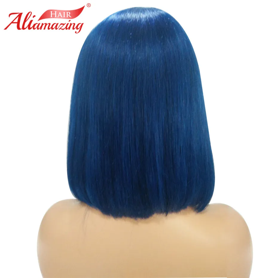 Волосы Али Amazing короткие волосы в виде Боба бразильские Remy прямые кружевные