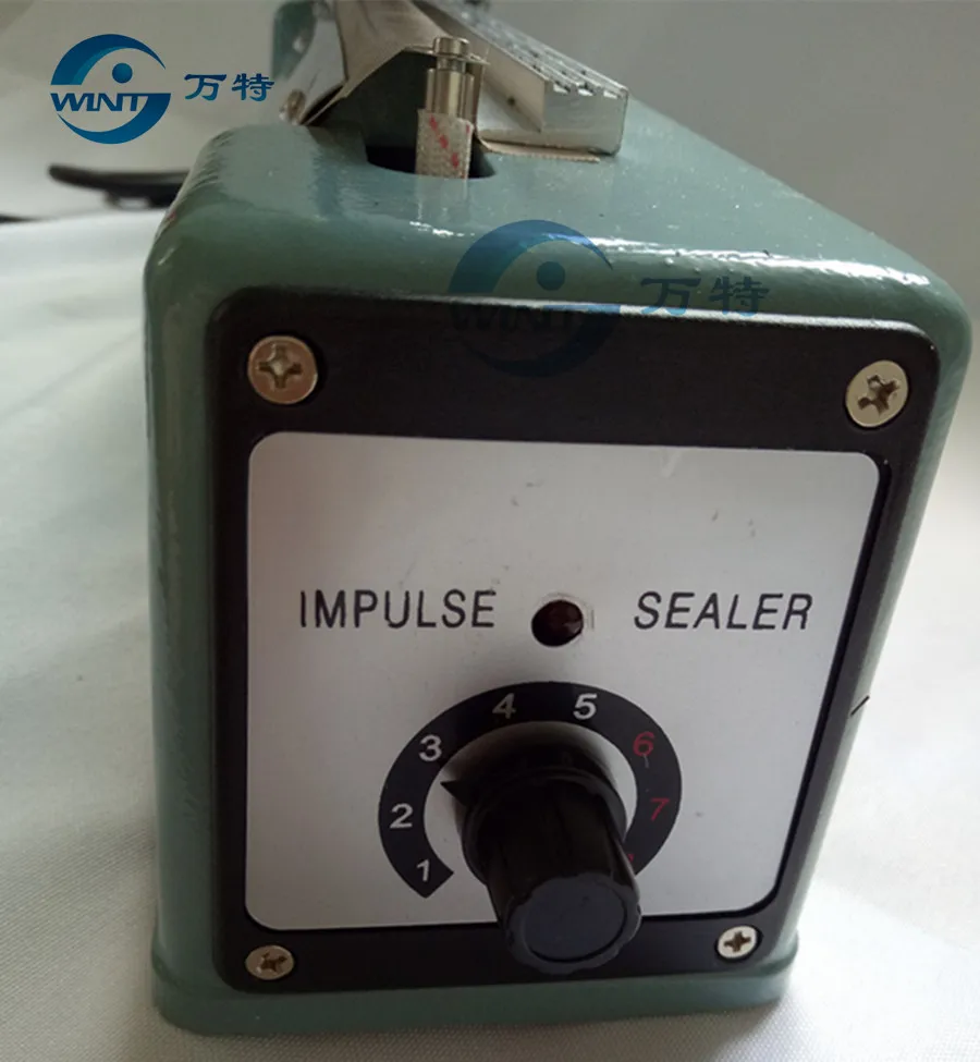 200 мм ручной импульсный упаковщик с резцом тепловой ИМПУЛЬСНЫЙ ГЕРМЕТИК