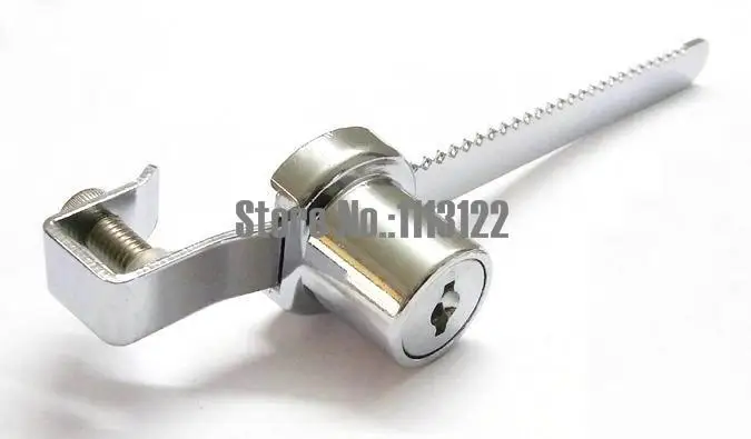 На стекло Окно Дверь Замок Витрина ювелирный шкаф замок стеклянная раздвижная