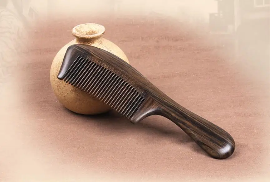 Щетка для волос из сандалового дерева натуральная антистатический массажер|massage