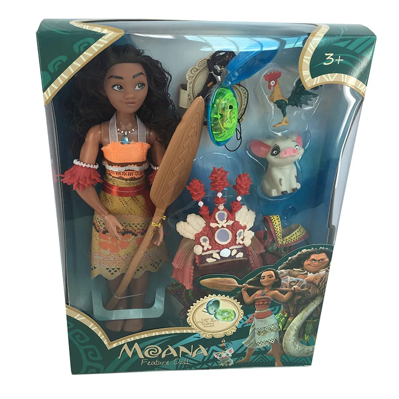 Горячие фигурки Moana Action & Toy Maui Chick Heihei пятнистая свинка игрушка модель кукла для