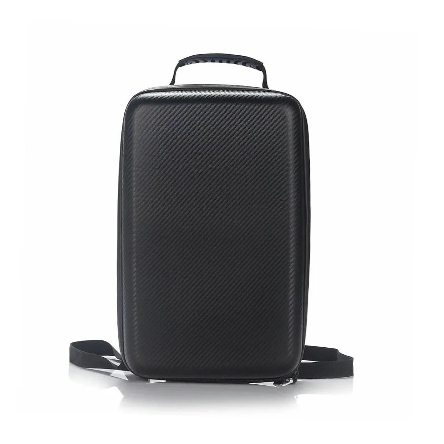 Из искусственной кожи Черный углерода цвет внутри EVA батарея/Аксессуары Рюкзак