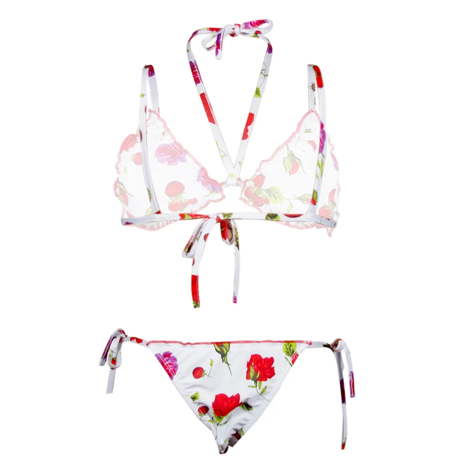 2018 сексуальный купальник бикини женский пуш-ап бандажный набор бразильский