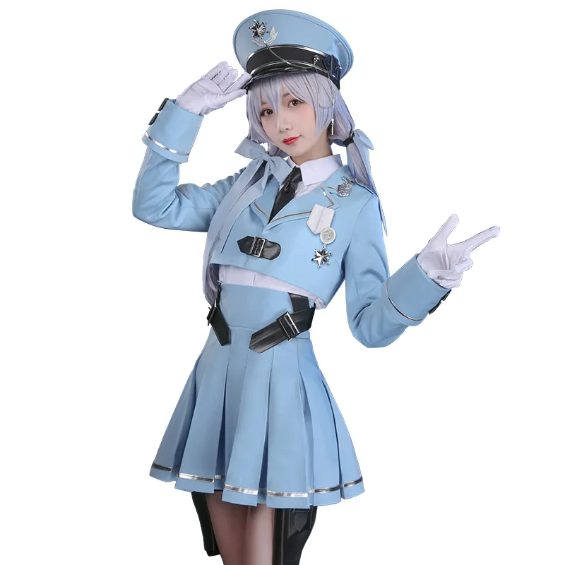 Vsinger Luo Tianyi Uniform Fan art Cosplay costume skirt hat gift for girls | Тематическая одежда и униформа