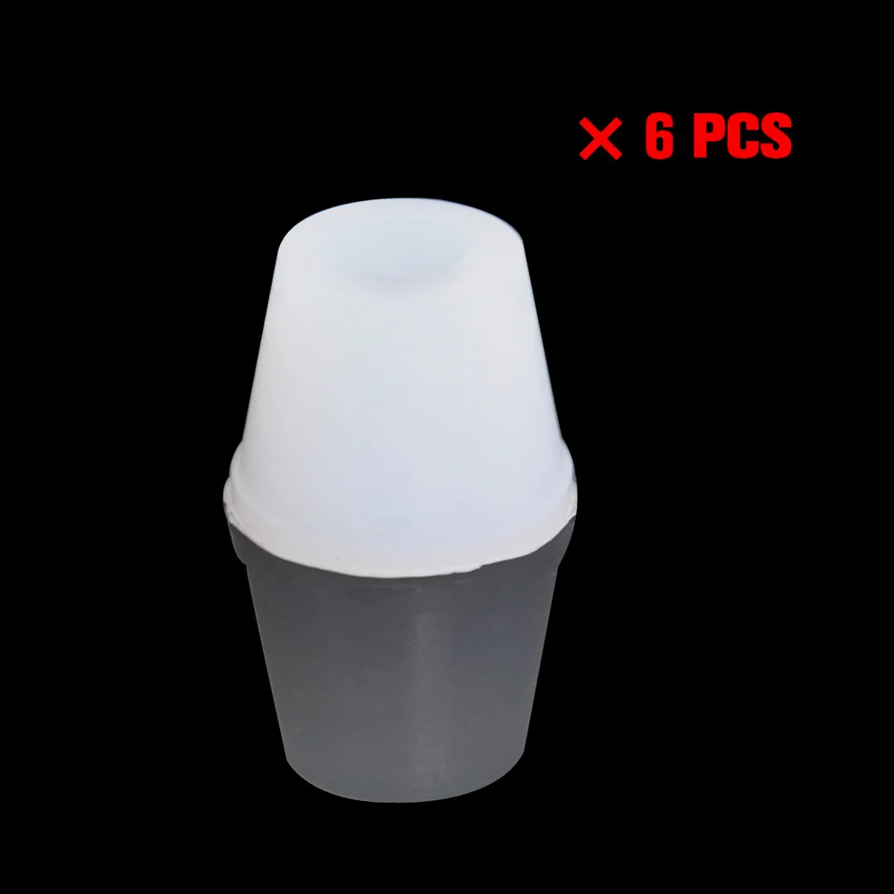6pcs HORNET FDA силиконовый кальян чаша втулка герметик резиновое уплотнение втулка для кальяна водяной шланг курительные аксессуары для трубок - Цвет: 6pcs