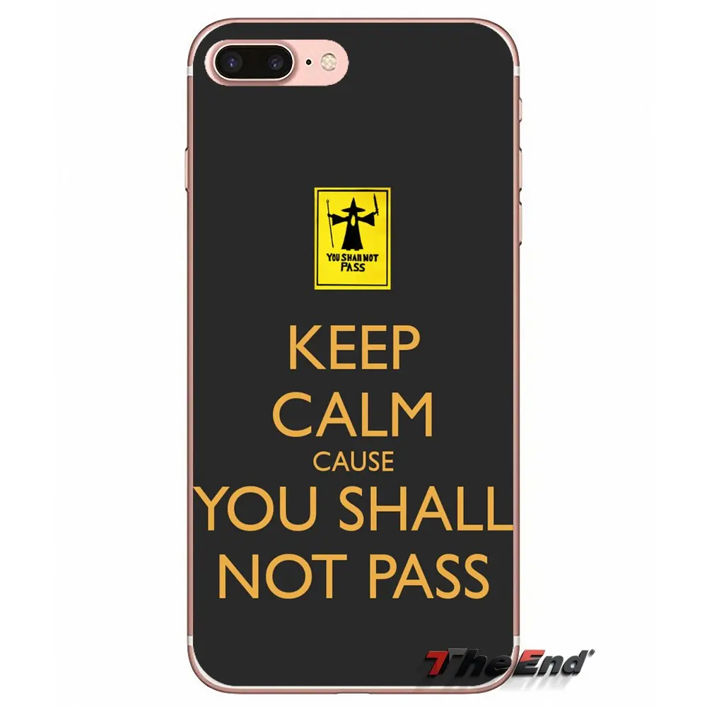 For iPhone X 4 4S 5 5S 5C SE 6 6S 7 8 Plus Samsung Galaxy J1 J3 J5 J7 A3 A5 2016 2017 You shall not pass The Lord of Rings Case | Мобильные