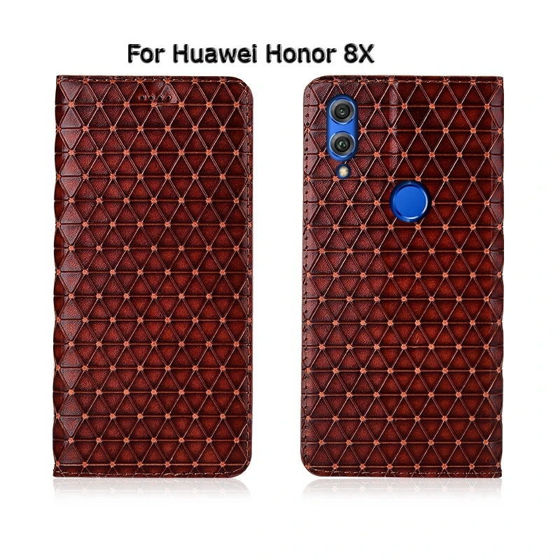 Натуральная кожа чехол для телефона Huawei Honor 9X 8 8A 8X MAX Pro Премиум книжка магнитный