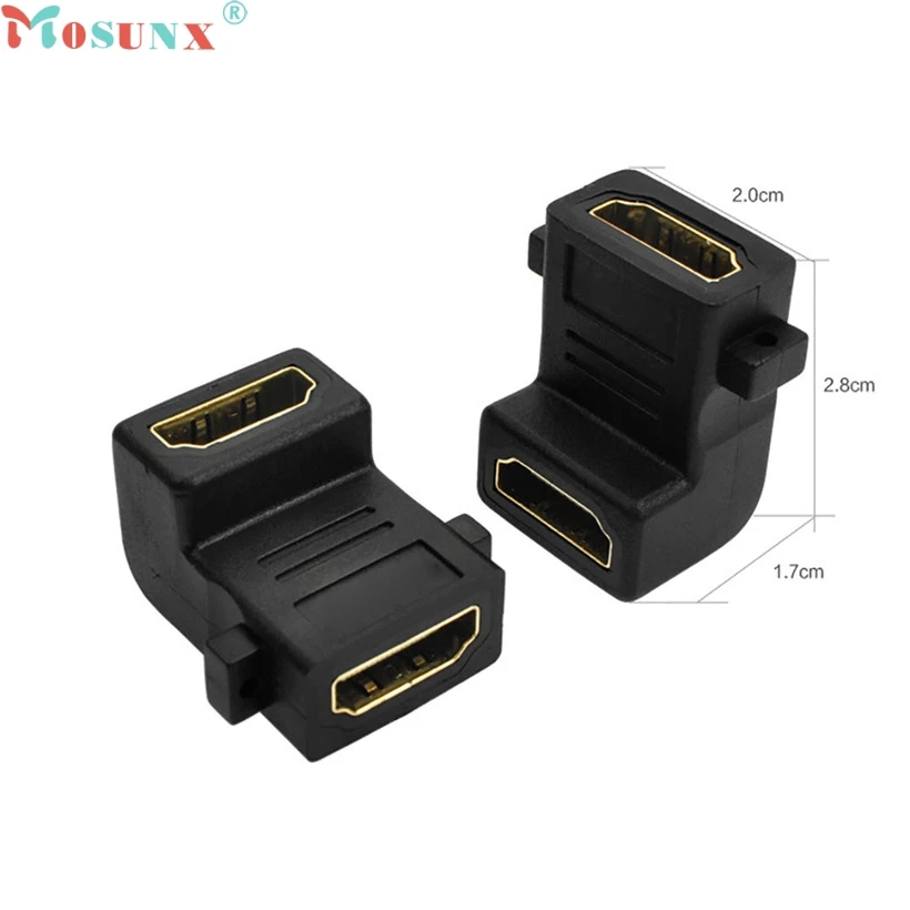 HDMI Женский к угол 90 градусов настенная пластина разъем адаптера Прямая поставка