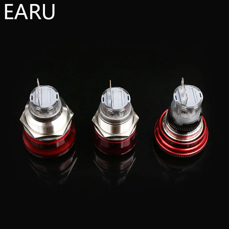 1 шт. 16 мм 19 22 2NO 2NC водонепроницаемый металлический фиксатор для аварийной