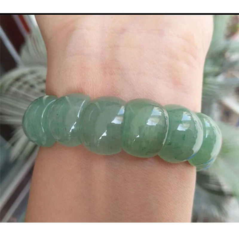 

Fine Jewelry Natural DongLing Jade Bracelet Handmade Jade Bangle Lucky amulet Men Women jewelry