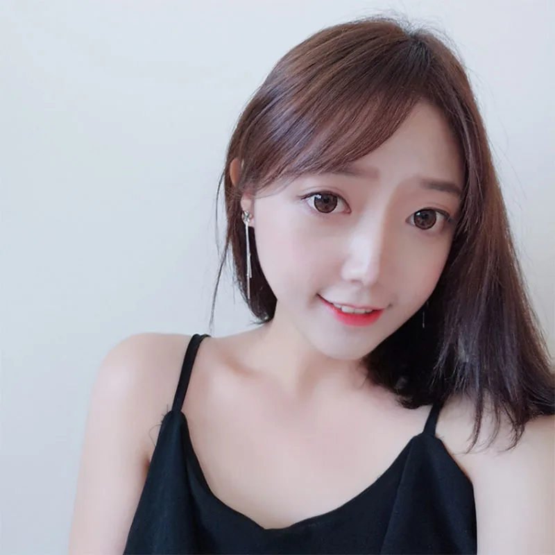 Классические серьги-гвоздики Lo Paulina из серебра пробы с бабочкой и кисточками